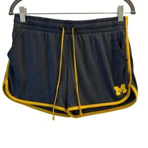 University of Michgan U of M Women's Athletic Shorts Running Sports Est Size Med
